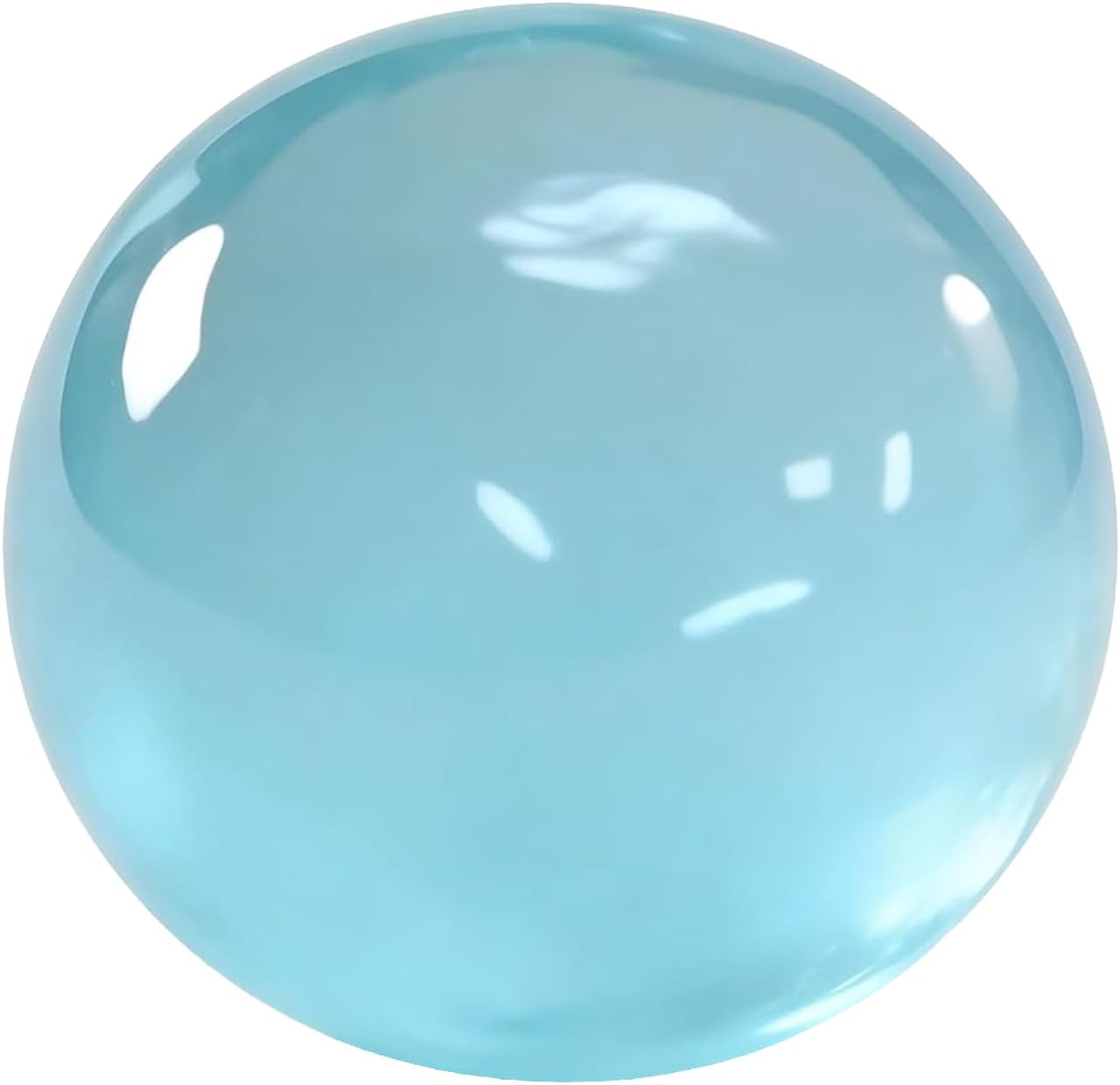 Coconut Oil Squishy, Coconut Oil Slow Rising Squeeze Stress Ball Clear Jelly Bubblegum Texture Coconut Oil Squishy Toy (Blue) - Image 2