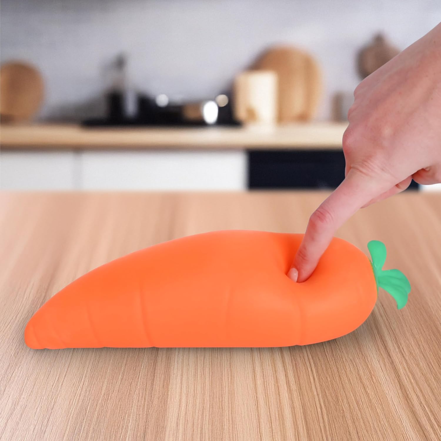 Toymendous Squishy Carrot – Jumbo 11.5 Inch Squishy Vegetable | Giant Stress Relief Toy | Fidget Sensory Food Fun for Kids, Teens & Adults - Image 5